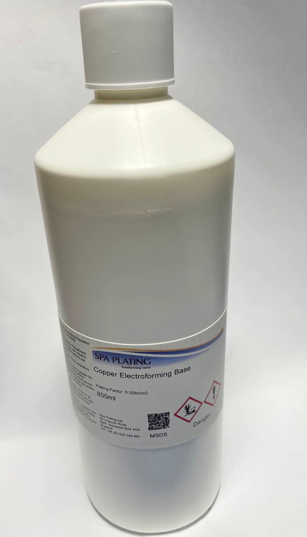 Copper Electroforming Solution Base 8000ml/8L to make up 10000ml/ 10L