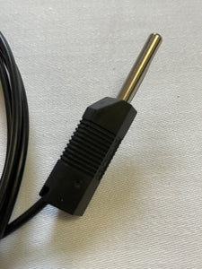 Test Lead Banana Plug Black Stackable 4mm 1.5M Long