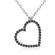 S925 Silver Necklace Love Zircon Fashion Necklace