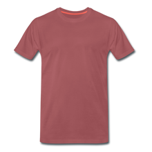 Men’s Premium T-Shirt - washed burgundy