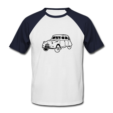 Men’s Baseball T-Shirt - white/navy