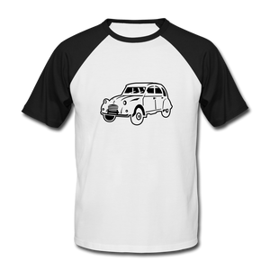 Men’s Baseball T-Shirt - white/black