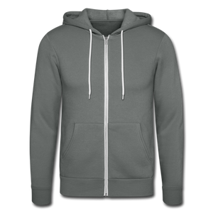 Unisex Hooded Jacket by Bella + Canvas - grey